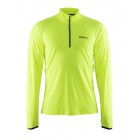 Pánský polorolák Craft Facile Pullover žlutá reflexní